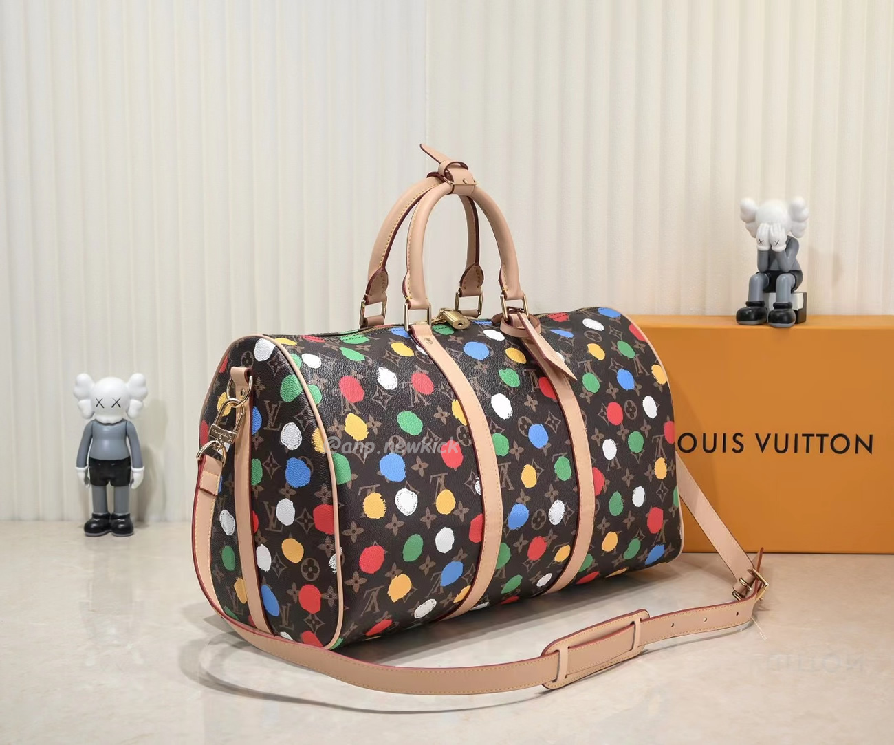 Louis Vuitton Keepall Bandouliere Monogram 50 Navy Duffel Bag (46) - newkick.org